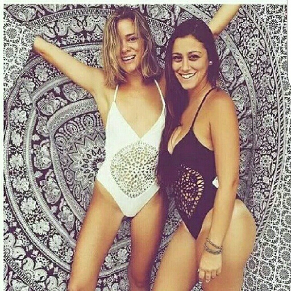 Last 1 One piece crochet swimsuit