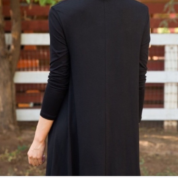 Black Shift Dress - Picture 3 of 3