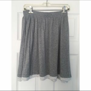 Flowy gray skirt