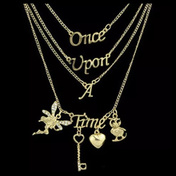 Layered Once Upon A Time Necklace DF8 - Picture 2 of 4