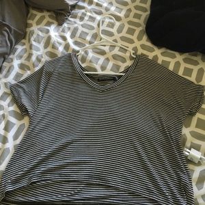 Brandy Melville striped crop top