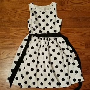 JCREW Fit a and Flare Polka Dot Dress
