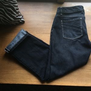 WHBM black capris EEUC!