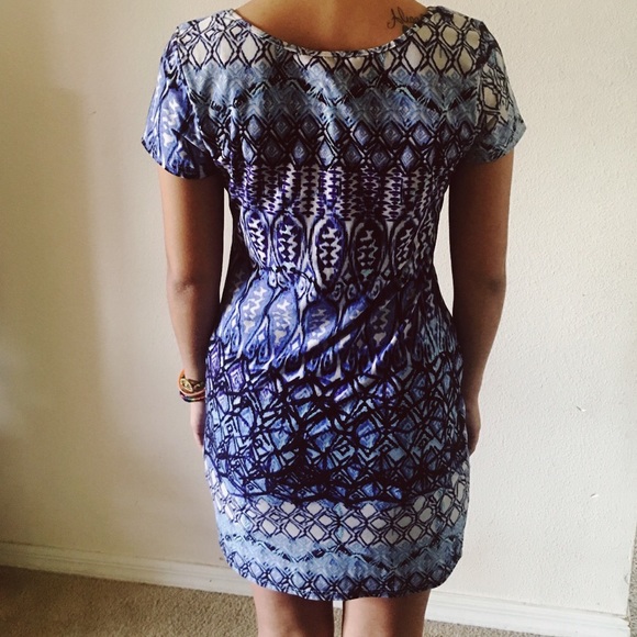 Mini blue dress - Picture 2 of 2