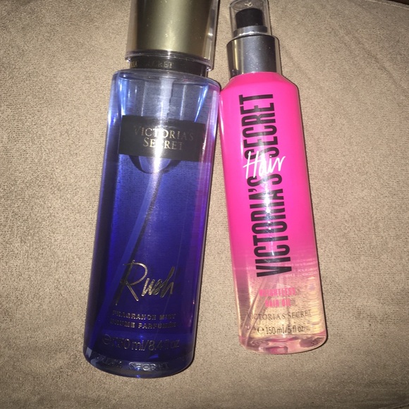 Vs perfume mist and hair oil