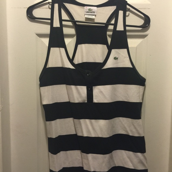Lacoste racer back tank