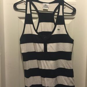 Lacoste racer back tank