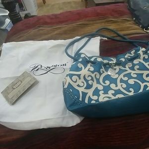 Blue and white Brighton bag.    (AP1)