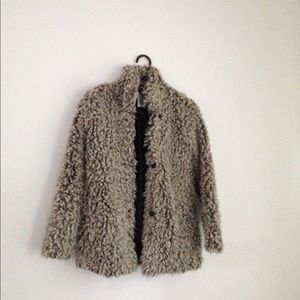 H&M faux fur jacket