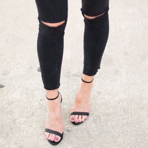 NWOT Topshop Black Heels