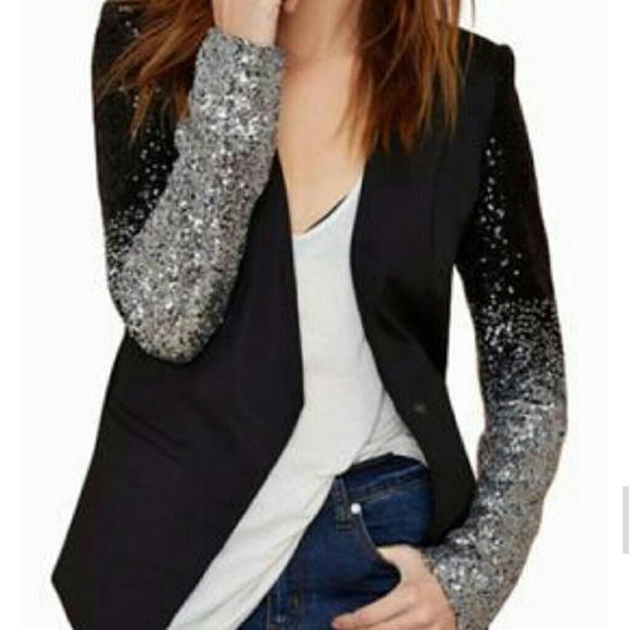 Sequin Ombre blazer **RUNS SMALL** - Picture 2 of 3