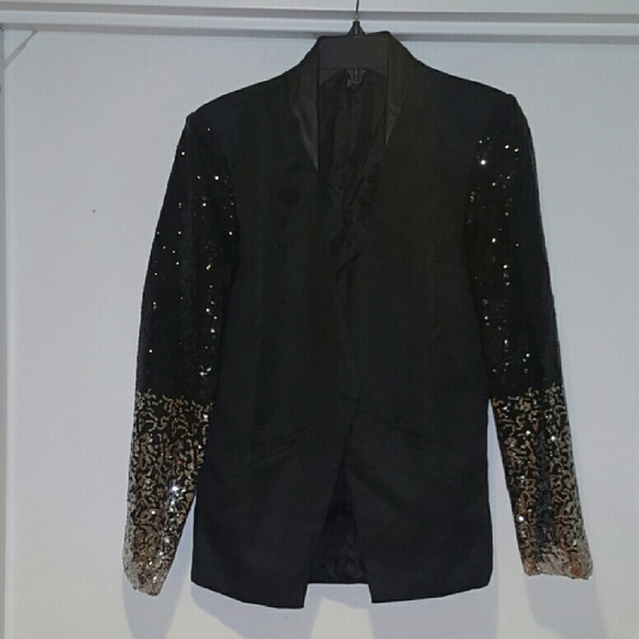 Sequin Ombre blazer **RUNS SMALL** - Picture 3 of 3