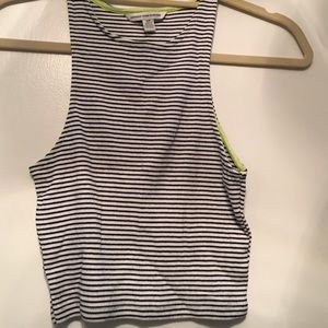 American eagle size small strip crop top