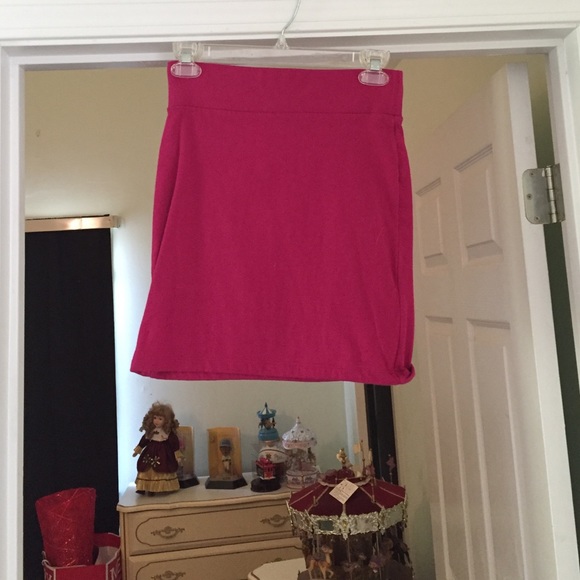 Pink skirt