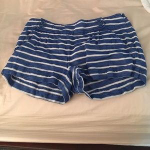 vineyard vines striped linen shorts