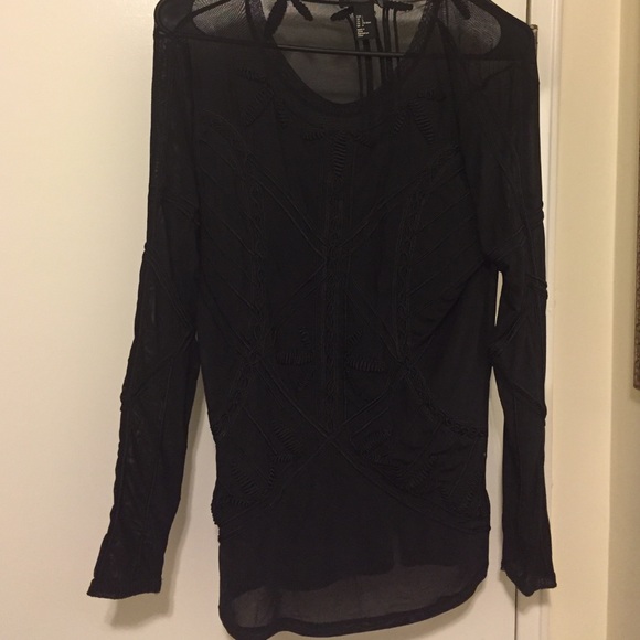 Detailed sheer top