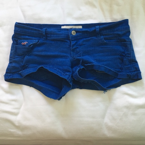 Hollister blue shorts