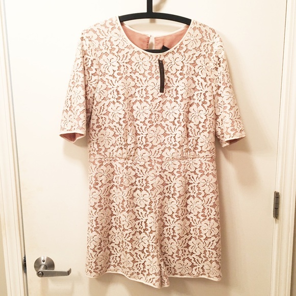 BCBGMAXAZRIA lace jumpsuit