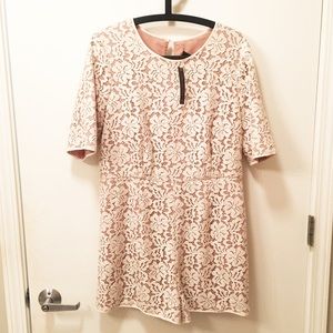 BCBGMAXAZRIA lace jumpsuit