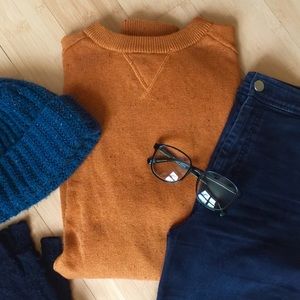 Pumpkin orange sweater