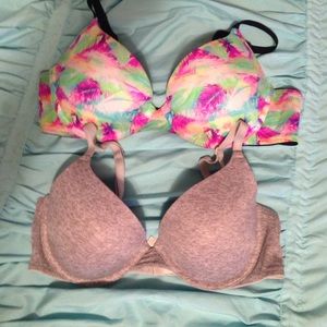 VS PINK 36C Bra Set