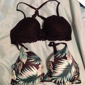 VS PINK date/where everywhere bra set