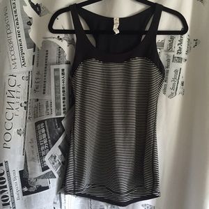 striped lululemon tank top