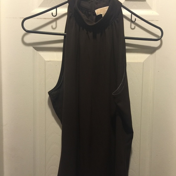 Michael Kors Brown high neck top