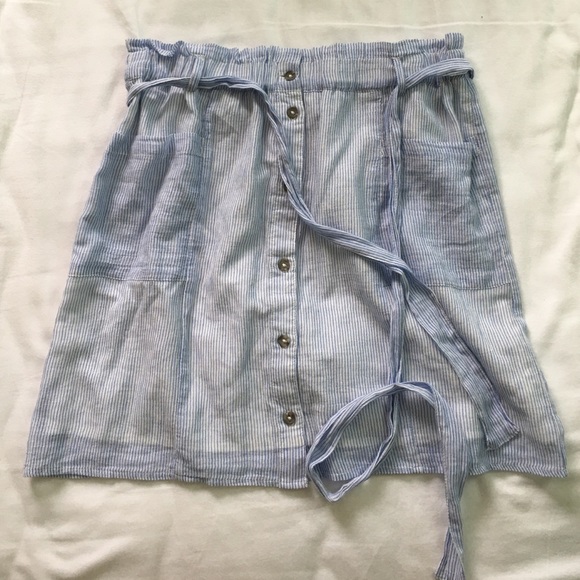 Aerie pinstripe high waisted skirt!