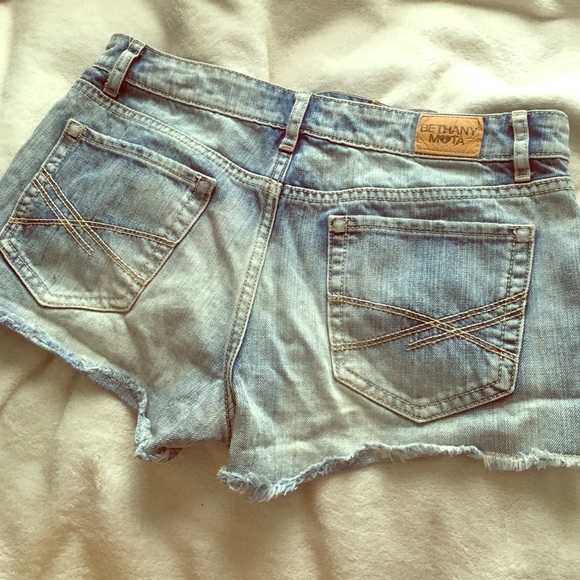 Jean shorts; high waisted