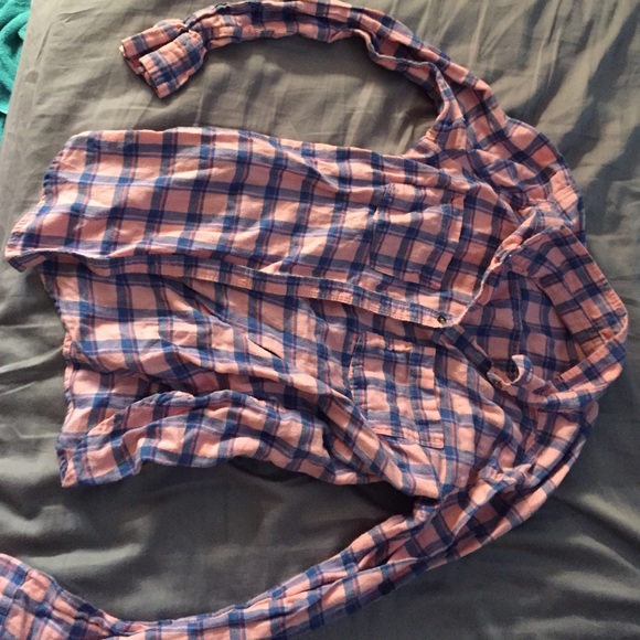 Hollister flannel pink
