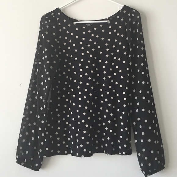 Polka Dot LOFT Blouse
