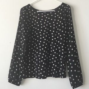 Polka Dot LOFT Blouse