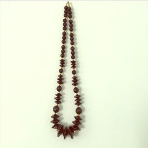 VINTAGE BLACK & GOLD NECKLACE