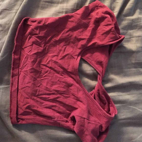 Wet seal crop top