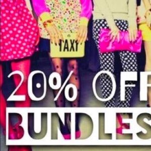 20% off Bundles of 2 or more. 💗