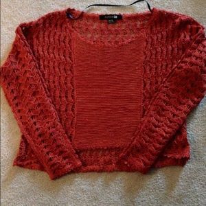 Burnt orange sweater from forever 21