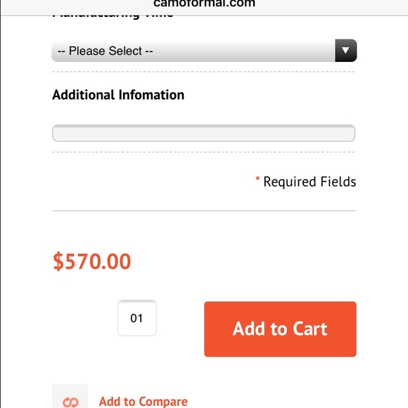 Real Tree White Camo Dress - Picture 3 of 3