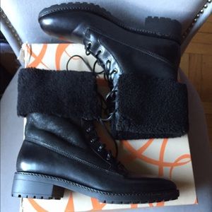 NEW Via Spiga shearling Boots size 8.5