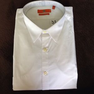 Men's white button up