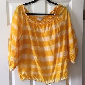 Loft orange top L