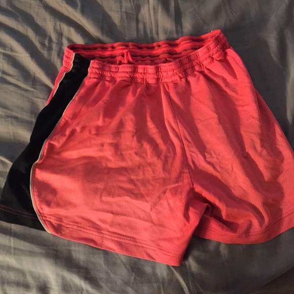 Pink nike shorts