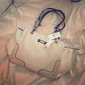 Jessica Simpson Champagne & Cream Purse.
