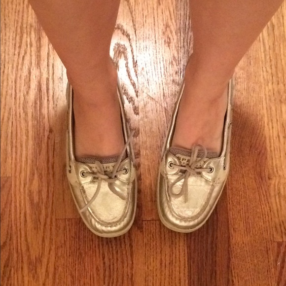 Sperry Top-Sider Gold Boat Shoe Flats