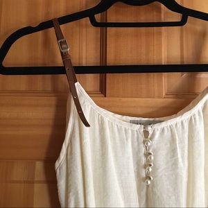 Creme, Blue and Pink Mini Dress**