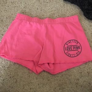 VS Pink shorts