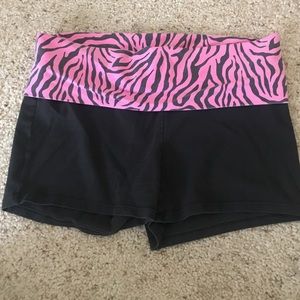 VS pink yoga shorts