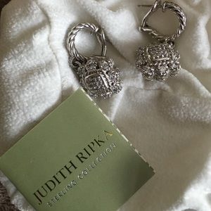 Judith Ripka sterling earring