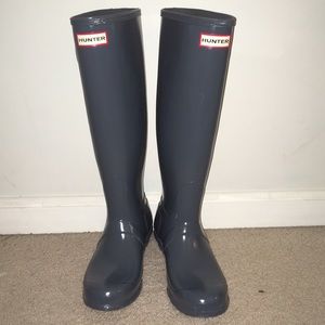 Women's tall Hunter rain boots
