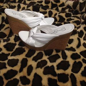 Jessica Simpson Wedges size 8